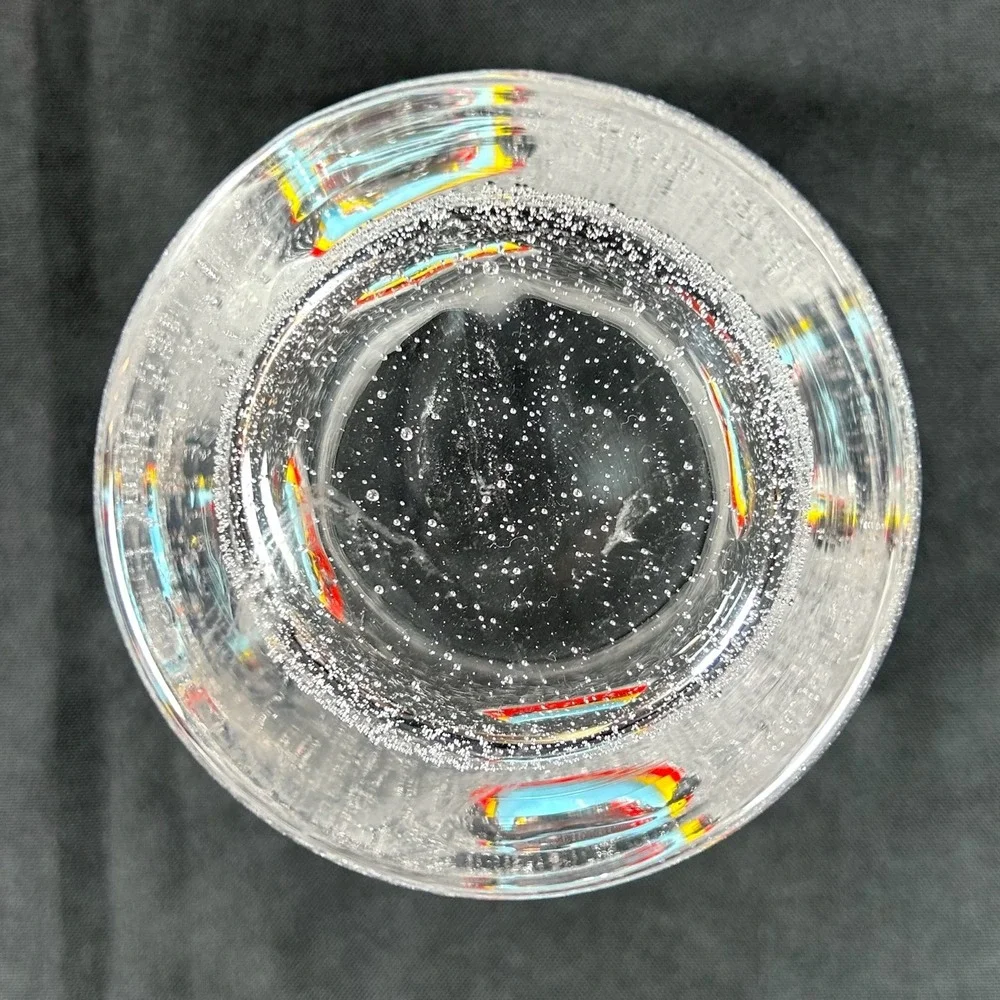 Anthropologie Dupe RAINBOW Icon Juice Glass High Ball Cups Viral VHTF
